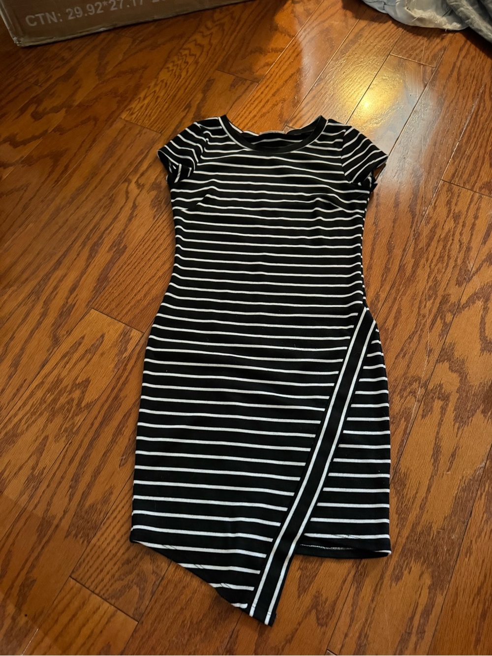 January 7 stripes dress